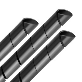 GTIWUNG 1pcs Spiral Tube Spiral Cable Wrap 10mm Diameter Total Length 9M Wire Management Spiral Wire Storage Pipe Dog Cat Cord Chew Prevention