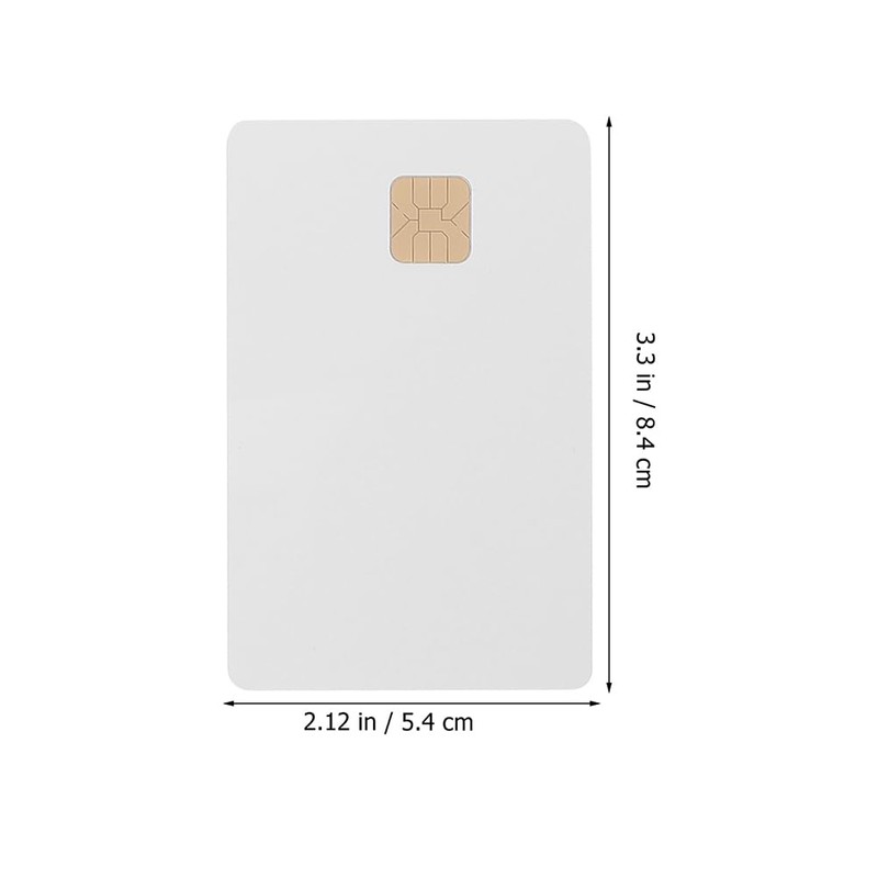 Uonlytech Chip Blank Cards, 8pcs Blank Smart Intelligent Card Contacts