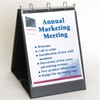 StoreSMART - Flip Chart Easel Presentation Binder - Portrait/Vertical -