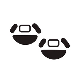 LZYDD Mouse feet Skates for Razer DeathAdder v2 Mini Gaming Mouse (Pack of 2)