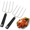Turkey Lifter Forks Set of 2 Stainless Steel Turkey Lifters