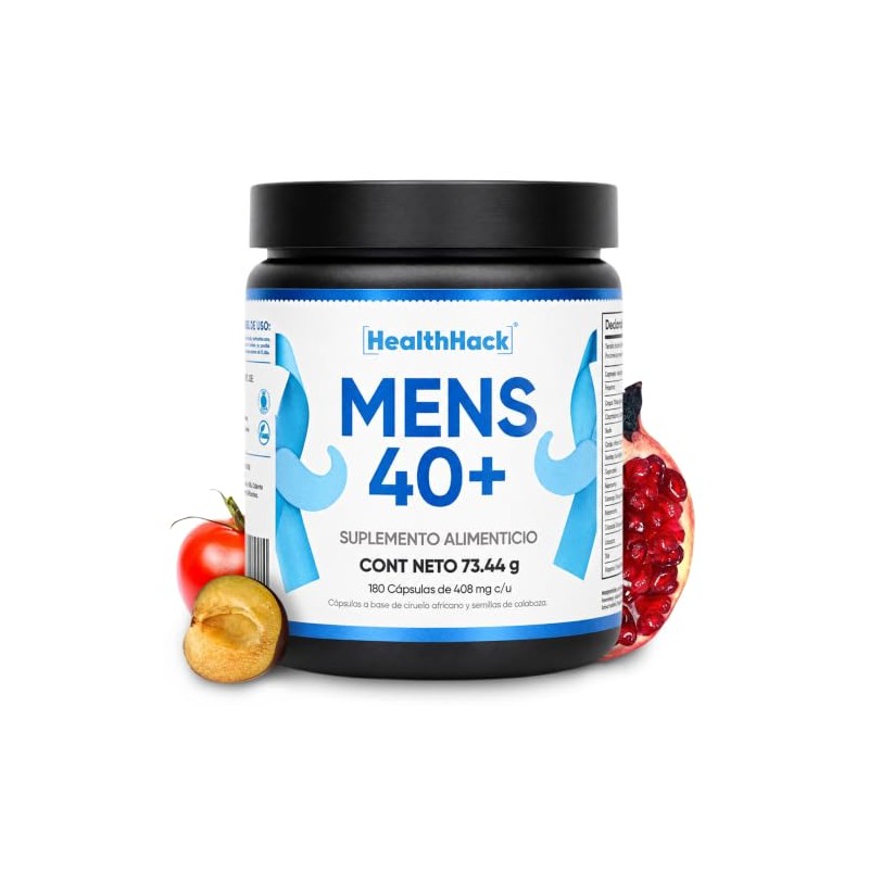 Suplemento Natural Hombre Semilla de Calabaza Zinc Vitamina D H2Hack