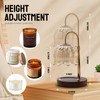GEEZO Fragrance Candle Warmer Lamp，Electric Candle Warmer with Timer &