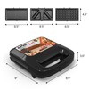 SUNVIVIPRO 3 in 1 Waffle, Grill & Sandwich Maker, Sandwich