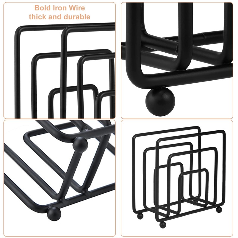 Napkin Holder, Serviette Holder for Table Black Paper Napkin Dispenser