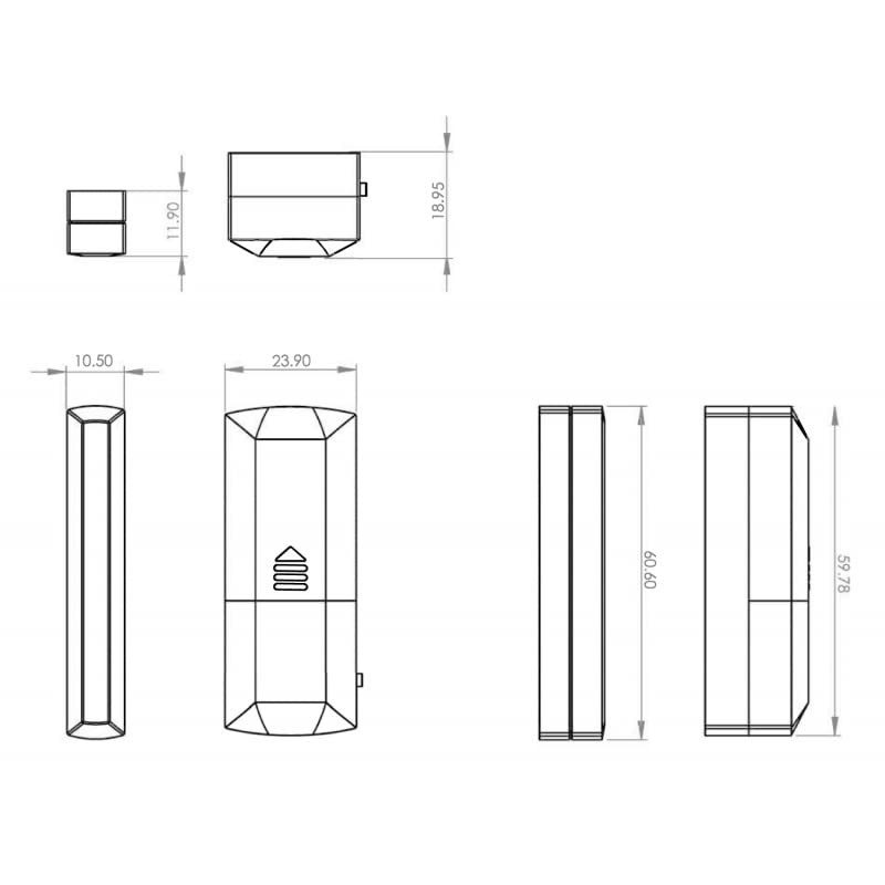 Heatmiser Window/Door Contact Sensor