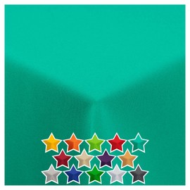 StoffTex Tablecloth, Table Runner, Table Linen, Table Decoration, Tablecloth (Turquoise, 30 x 100 cm)