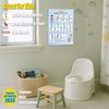 Potty Training Chart Step by Step Laminated 9x12 Inch for