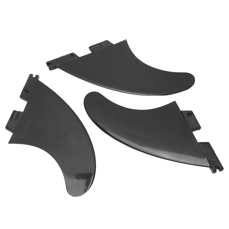 3Pcs/Set Surfboard Fin PVC Fiberglass Longboard Ocean Broad Thruster Fins