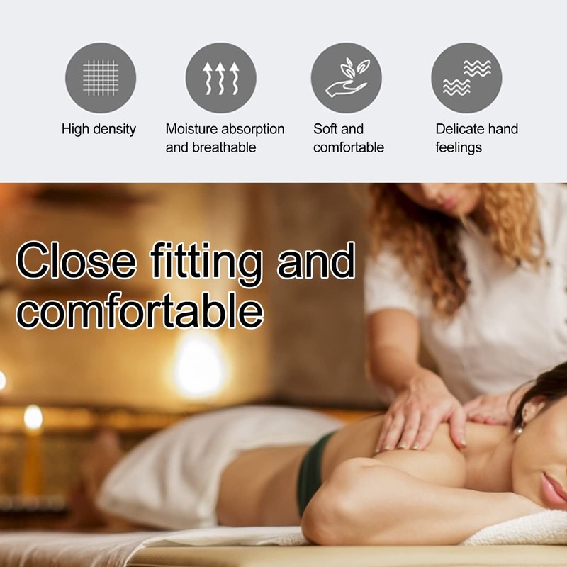 Spa Massage Bed Sheet Reusable 2Pcs Massage Bed Sheet Oil