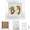 Your Design 3D Photo Frame:3D Baby Handprint Footprint Kit with