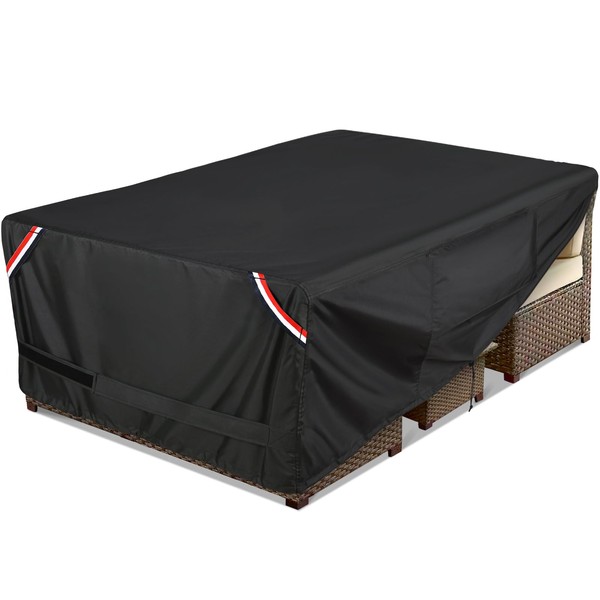 Kylinlucky Patio Furniture Set Covers Waterproof,Outdoor Sectional Sofa Set Covers,