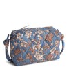 Vera Bradley Blake Crossbody, Polyester Twill, Larkspur Delphinum