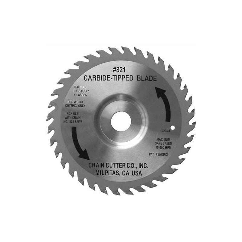 Crain Cutter 821C 6-1/2-Inch 40 Tooth Wood Saw Blade (2