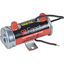 Facet FPF-FEP60SV Cylindrical Solid State Fuel Pump Kit 12V 2.75-4Psi, 24" Min Dry Lift 34 Gph