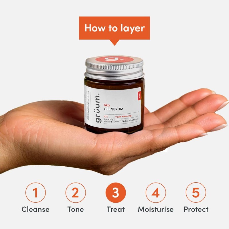 grüum Youth Restoring Skin Gel Serum 30ml - Vitamin C