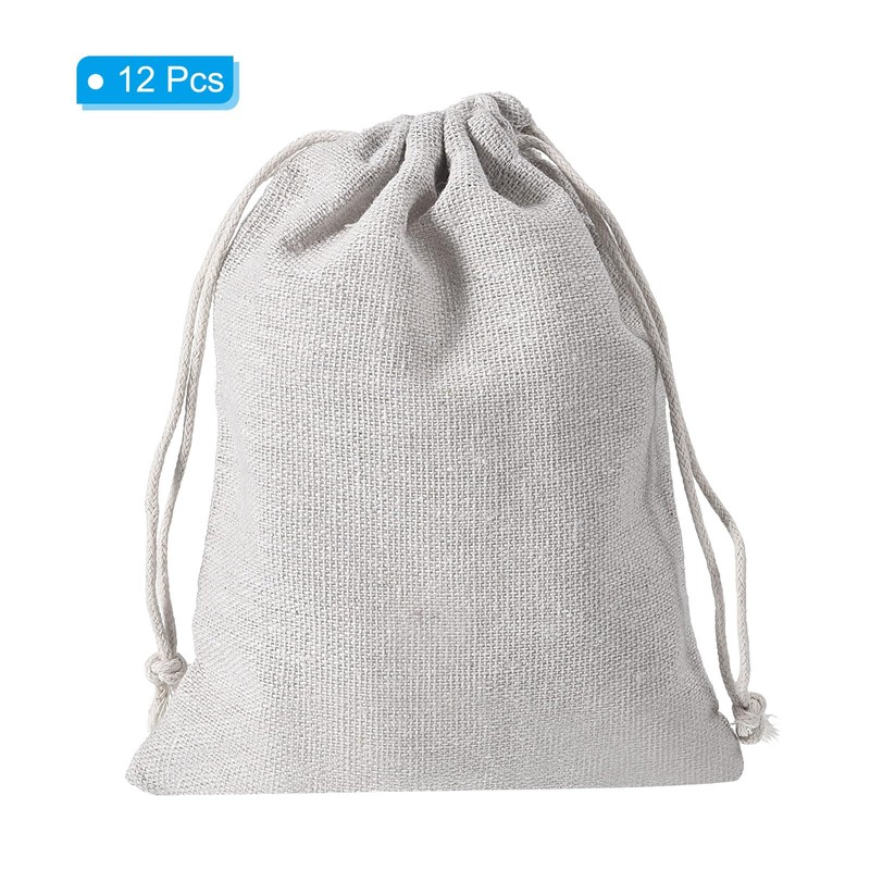 PATIKIL 6"x5" Coin Sacks Bag, 12 Pack Bank Coin Deposit