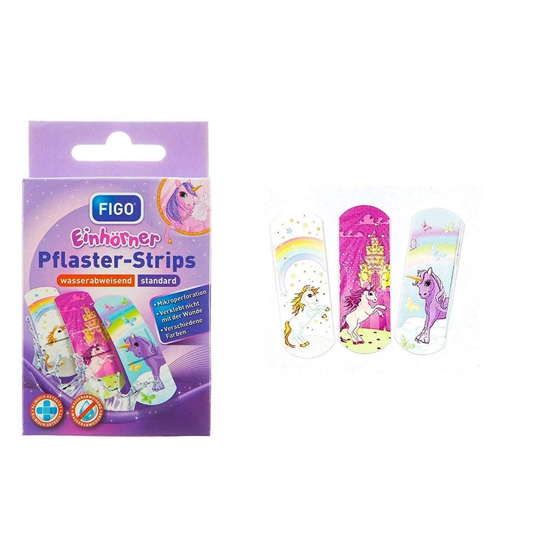 40 Colourful Children's Plasters Children's Wound Plasters Multi-Coloured