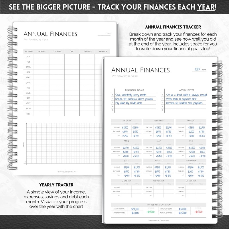 Budget Planner & Monthly Bill Organizer | Finance Budget Planner,
