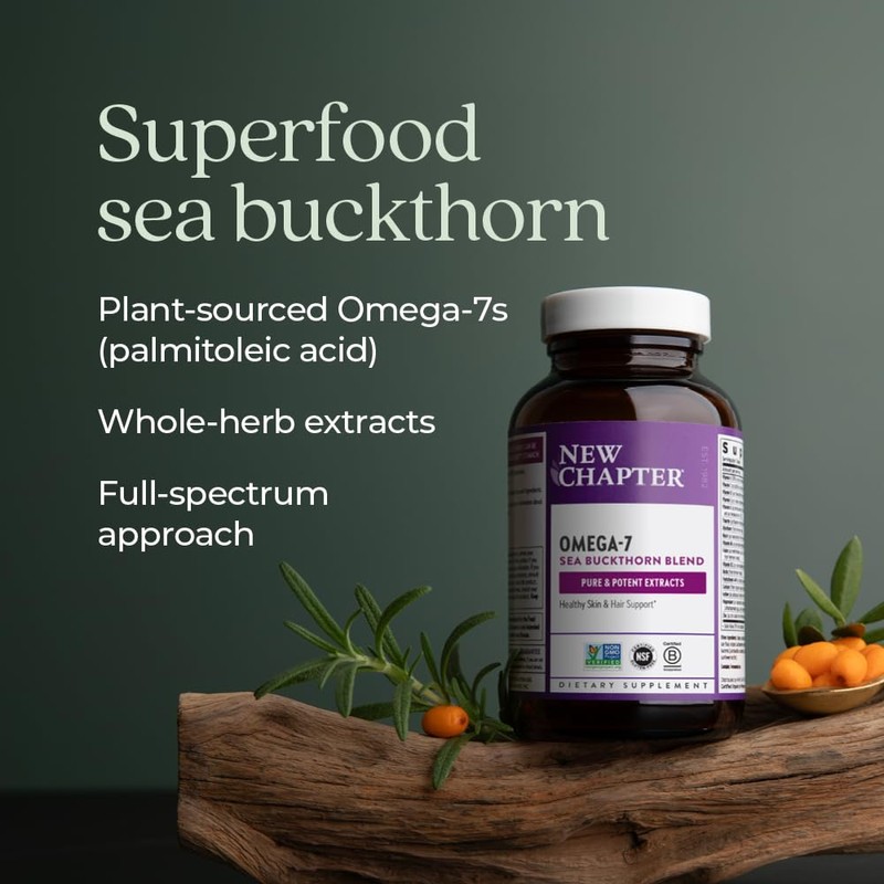 New Chapter Supercritical Omega 7 with Sea Buckthorn + Plant