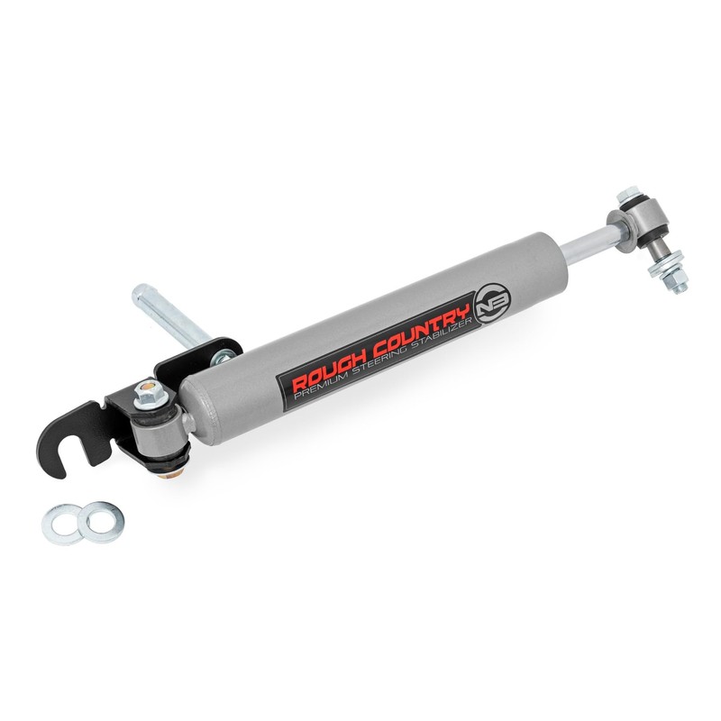 Rough Country N3 Steering Stabilizer for 16-24 Chevy/GMC 2500/3500HD -