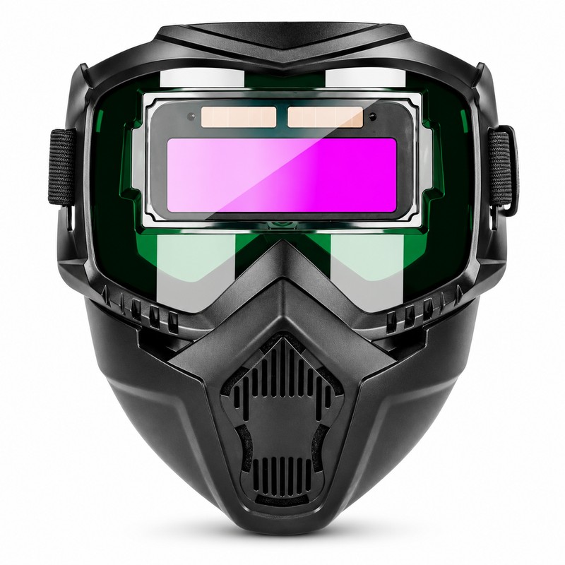 Auto-Darkening Welding Face Shield for Welding & Polishing – Removable
