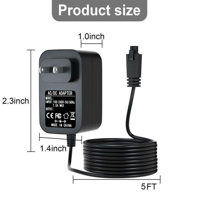 Power Cord for CradlePoint 170716-000 Wireless Router Compatible with CradlePoint