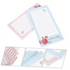 Mikinona 2pcs Magnetic Grocery List Notepad Refrigerator Memo Pads with
