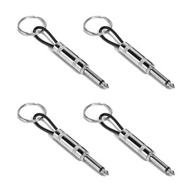 4Pcs Guitar Amp Key Holder,Zinc Alloy Key Holder for Wall Chain,Keychain Mounted Plug for Marshall JCM800 Keys Hooks,Applicable to Music Lovers House Office Recording Studio Rehearsal Space,Easy Carry