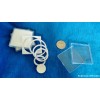 Unbranded 6 pcs Sponge Lining Square Coin Holders For 18