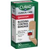 Curad QuickStop Bleeding Control Bandages, Assorted Sizes, 30 Count (Pack
