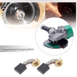 OTOTEC 2 Paar Kohlebürsten 999044 Winkelschleifer Bürsten 7x17mm kompatibel mit Hitachi G18SE2 G18SR G23SC2 G23SR G23SF
