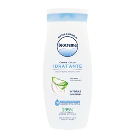 Leocrema - Moisturising Body Cream with Aloe Vera and Hyaluronic Acid, Moisturising for 72 Hours, 250 ml