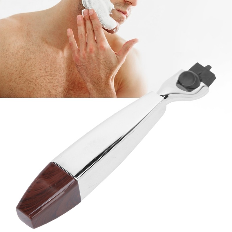 Men's Razor Handle Replacement Ergonomic Design Lightweight Shaving Safety Handle