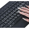 Keyboard Stickers for Long Nails - Clear Glass Long Nail