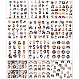 Universo en Linea Pegatina Para Uñas Kimetsu No Yaiba Etiquetas Demon Slayer