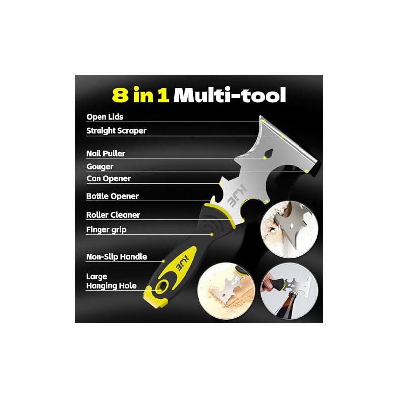 KJE 8PCS Drywall Tools, drywall knife set, drywall tool kit