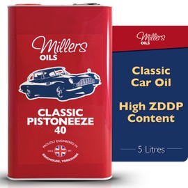 Classic Pistoneeze P40 Low Detergent SAE 40 Motor Oil, 5 liters