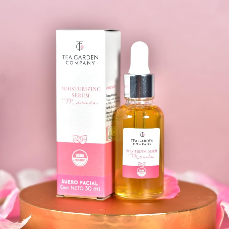 Tea Garden Company Suero Facial +Marula Moisturizing Serum 100% Natural