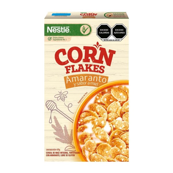 Cereal Nestlé Corn Flakes Amaranto y Miel 420g