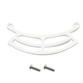 SQXBK 133mm White Acrylic Bird Feeder Bird Accessories Widen and Extend Perch Suitable for Bird Roosting