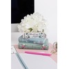 Ligtmor Small Book-Shaped Decorative design Planter, Ceramic for Home Decor,