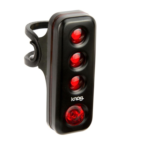 Knog Blinder Road R70 Taillight- Black, USB Rechargeable, LED, Water Resistant, Commuter Friendly, Easy Mounting, Battery Saving, Performance Cycling Bike Light