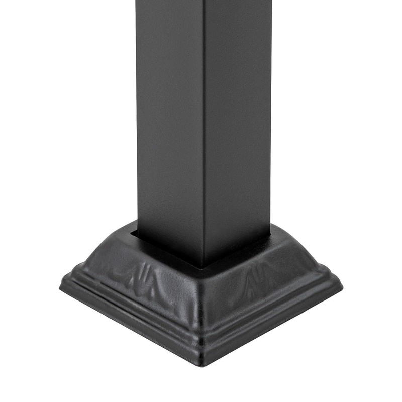 Square Iron Stair Balusters Post - Adjustable 270° Angle Bracket