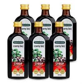 DAILYONE Premium Rosa Sambucus Elderberry Syrup 250ml 6 bottles