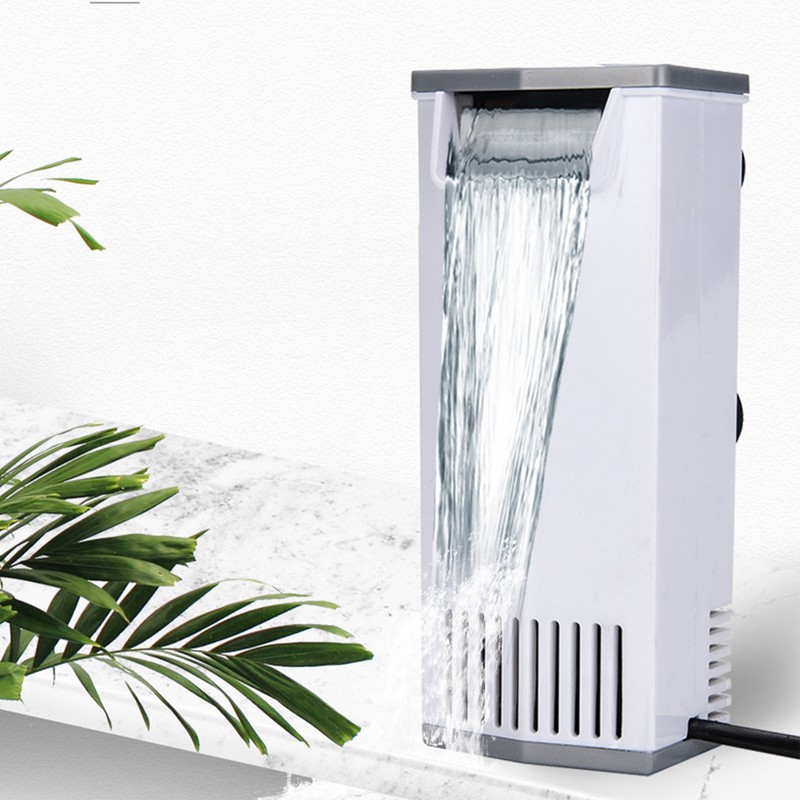 Turtle Tank Filter Silent Operation Fish Tank Low Level Waterfall