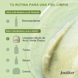 120g Limpiador Mochi Arroz Verde Hidratante Suave