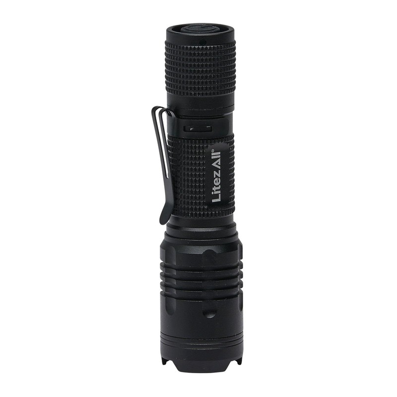 LitezAll 400 Lumen Tactical Flashlight, Compact LED Flashlight with Pocket