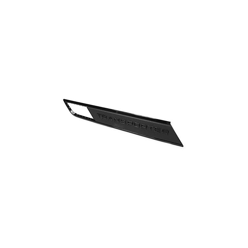 Volkswagen Original Transporter Lettering Set Mudguard Indicator Light Plaque, Black,