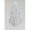 ErnicShop 3D Printed 1/80 SpaceX Dragon Rocket 4" White PLA